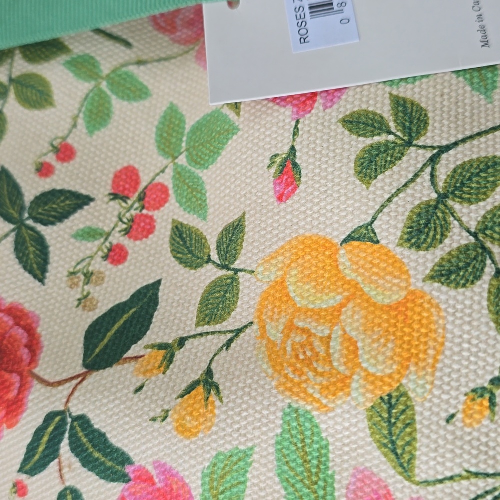 ❤️BUY 2 GET 1 FREE Rifle Paper Co. Zippered Pouch Set, Retail $38.00, Roses - Picture 10 of 10